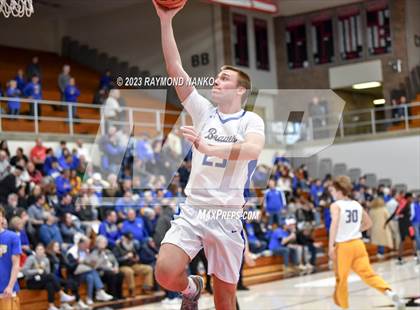 Thumbnail 2 in Ft Wayne Blackhawk Christian v 21st Century Gary (IHSAA 2A Semifinal) photogallery.