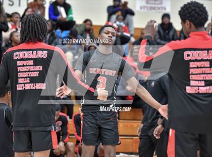 Thumbnail 1 in Ft Wayne Blackhawk Christian v 21st Century Gary (IHSAA 2A Semifinal) photogallery.