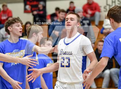 Thumbnail 3 in Ft Wayne Blackhawk Christian v 21st Century Gary (IHSAA 2A Semifinal) photogallery.