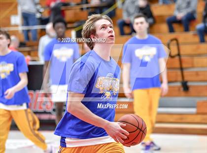 Thumbnail 3 in Ft Wayne Blackhawk Christian v 21st Century Gary (IHSAA 2A Semifinal) photogallery.