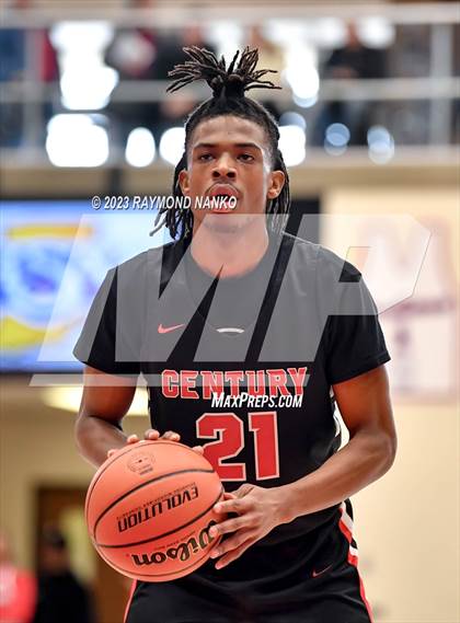 Thumbnail 3 in Ft Wayne Blackhawk Christian v 21st Century Gary (IHSAA 2A Semifinal) photogallery.