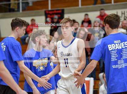 Thumbnail 1 in Ft Wayne Blackhawk Christian v 21st Century Gary (IHSAA 2A Semifinal) photogallery.
