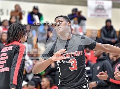 Thumbnail 3 in Ft Wayne Blackhawk Christian v 21st Century Gary (IHSAA 2A Semifinal) photogallery.