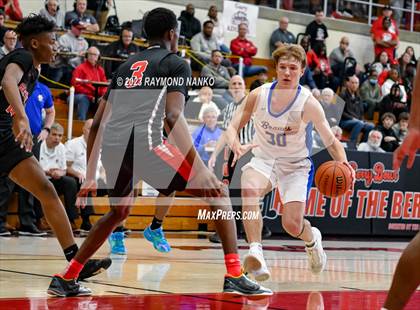 Thumbnail 1 in Ft Wayne Blackhawk Christian v 21st Century Gary (IHSAA 2A Semifinal) photogallery.