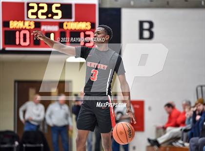 Thumbnail 2 in Ft Wayne Blackhawk Christian v 21st Century Gary (IHSAA 2A Semifinal) photogallery.
