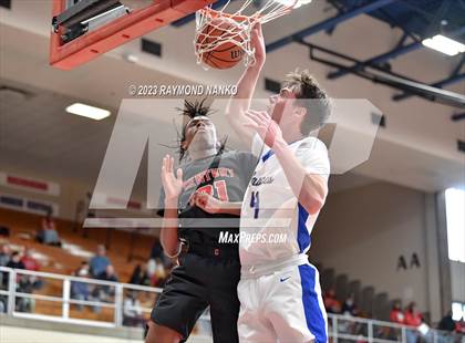 Thumbnail 1 in Ft Wayne Blackhawk Christian v 21st Century Gary (IHSAA 2A Semifinal) photogallery.