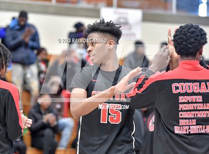 Thumbnail 2 in Ft Wayne Blackhawk Christian v 21st Century Gary (IHSAA 2A Semifinal) photogallery.