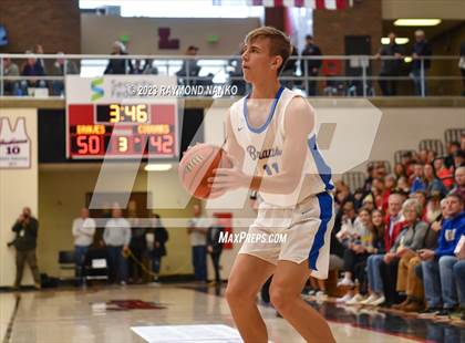 Thumbnail 2 in Ft Wayne Blackhawk Christian v 21st Century Gary (IHSAA 2A Semifinal) photogallery.