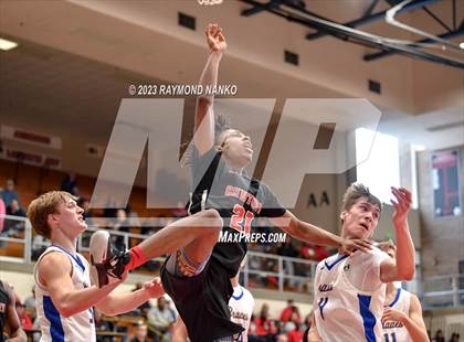 Thumbnail 3 in Ft Wayne Blackhawk Christian v 21st Century Gary (IHSAA 2A Semifinal) photogallery.