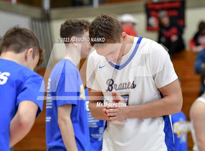 Thumbnail 2 in Ft Wayne Blackhawk Christian v 21st Century Gary (IHSAA 2A Semifinal) photogallery.