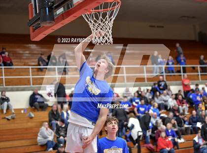 Thumbnail 2 in Ft Wayne Blackhawk Christian v 21st Century Gary (IHSAA 2A Semifinal) photogallery.