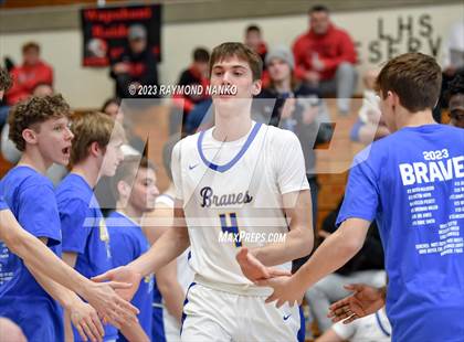 Thumbnail 2 in Ft Wayne Blackhawk Christian v 21st Century Gary (IHSAA 2A Semifinal) photogallery.
