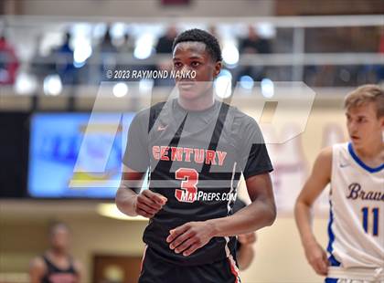Thumbnail 1 in Ft Wayne Blackhawk Christian v 21st Century Gary (IHSAA 2A Semifinal) photogallery.
