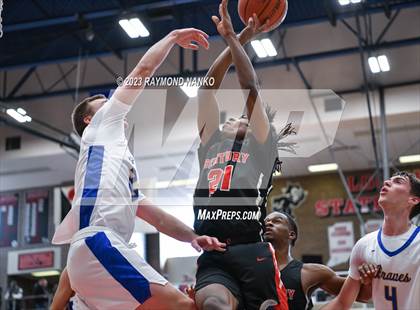 Thumbnail 3 in Ft Wayne Blackhawk Christian v 21st Century Gary (IHSAA 2A Semifinal) photogallery.