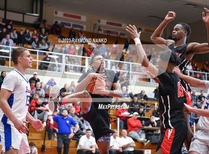 Thumbnail 3 in Ft Wayne Blackhawk Christian v 21st Century Gary (IHSAA 2A Semifinal) photogallery.