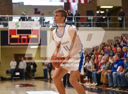 Thumbnail 1 in Ft Wayne Blackhawk Christian v 21st Century Gary (IHSAA 2A Semifinal) photogallery.