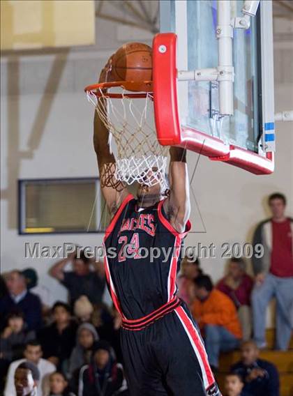 Thumbnail 2 in Clovis East vs. Centennial (Modesto Christian Holiday Hoops)  photogallery.
