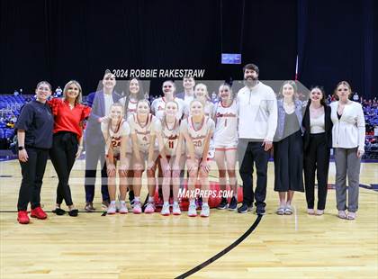 Thumbnail 3 in Huntington vs. Columbus (UIL 3A Basketball Semifinal Medal Ceremony) photogallery.