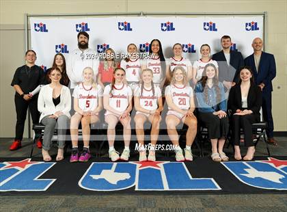 Thumbnail 2 in Huntington vs. Columbus (UIL 3A Basketball Semifinal Medal Ceremony) photogallery.