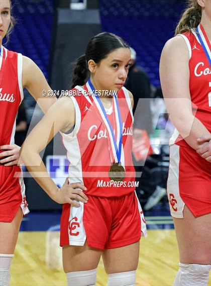 Thumbnail 3 in Huntington vs. Columbus (UIL 3A Basketball Semifinal Medal Ceremony) photogallery.