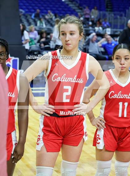 Thumbnail 3 in Huntington vs. Columbus (UIL 3A Basketball Semifinal Medal Ceremony) photogallery.