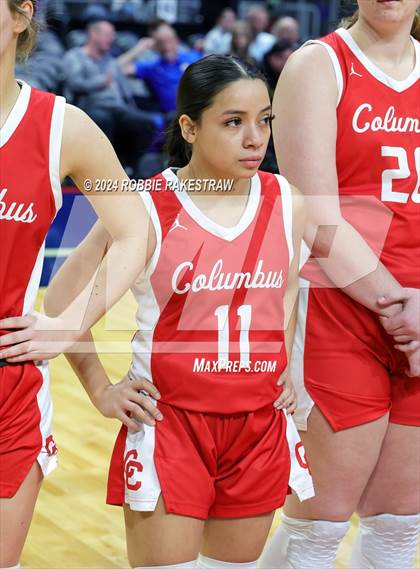 Thumbnail 1 in Huntington vs. Columbus (UIL 3A Basketball Semifinal Medal Ceremony) photogallery.