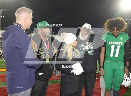 Thumbnail 1 in Lincoln vs. Pittsburg (CIF State Division 1-AA Final) photogallery.