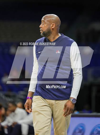 Thumbnail 2 in Kimball vs. Veterans Memorial (UIL 5A Basketball State Semifinal) photogallery.