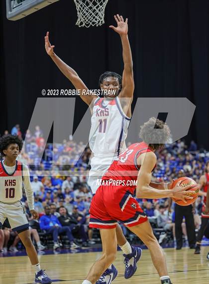 Thumbnail 1 in Kimball vs. Veterans Memorial (UIL 5A Basketball State Semifinal) photogallery.