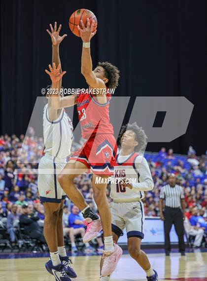 Thumbnail 1 in Kimball vs. Veterans Memorial (UIL 5A Basketball State Semifinal) photogallery.