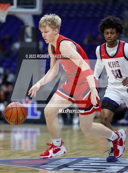 Thumbnail 3 in Kimball vs. Veterans Memorial (UIL 5A Basketball State Semifinal) photogallery.