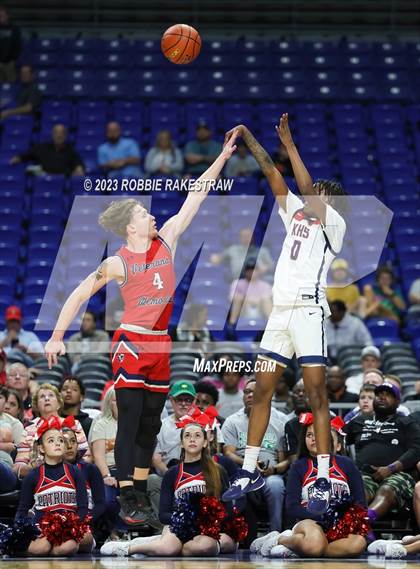 Thumbnail 2 in Kimball vs. Veterans Memorial (UIL 5A Basketball State Semifinal) photogallery.