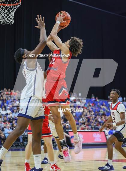 Thumbnail 2 in Kimball vs. Veterans Memorial (UIL 5A Basketball State Semifinal) photogallery.