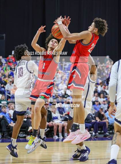 Thumbnail 1 in Kimball vs. Veterans Memorial (UIL 5A Basketball State Semifinal) photogallery.