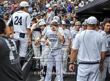 Thumbnail 1 in Oak Ridge vs. Dallas Jesuit (UIL Class 6A Region II Semifinal) photogallery.