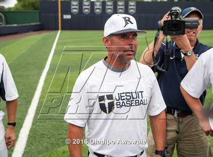 Thumbnail 2 in Oak Ridge vs. Dallas Jesuit (UIL Class 6A Region II Semifinal) photogallery.