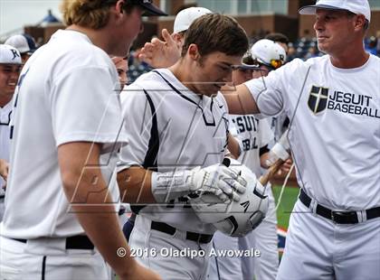 Thumbnail 1 in Oak Ridge vs. Dallas Jesuit (UIL Class 6A Region II Semifinal) photogallery.