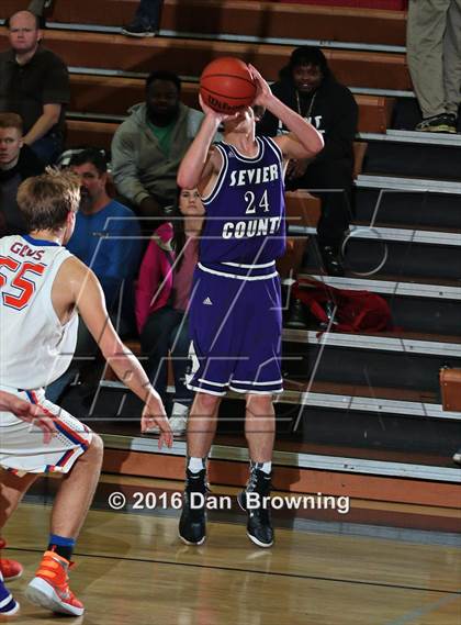 Thumbnail 3 in Sevier County vs William Blount  (Renasant Bank Christmas Tournament) photogallery.