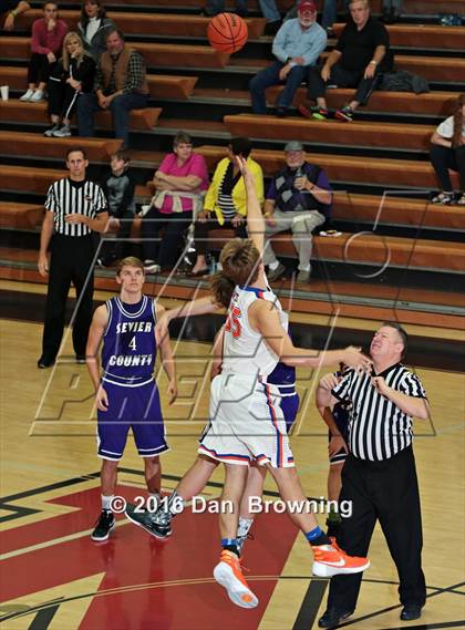 Thumbnail 1 in Sevier County vs William Blount  (Renasant Bank Christmas Tournament) photogallery.