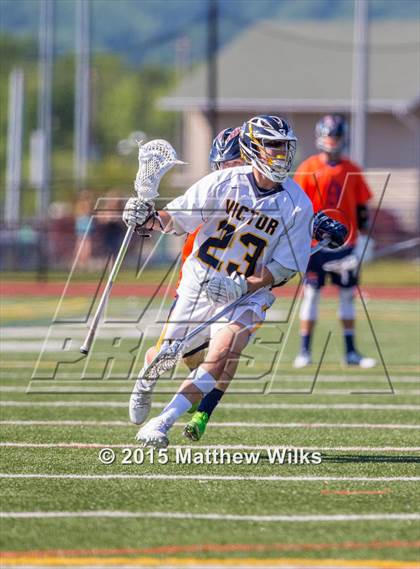 Thumbnail 2 in Victor vs. Manhasset (NYSPHSAA Class B Final) photogallery.