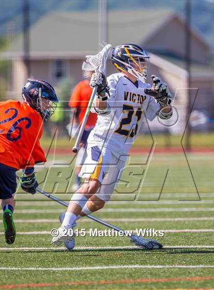 Thumbnail 3 in Victor vs. Manhasset (NYSPHSAA Class B Final) photogallery.