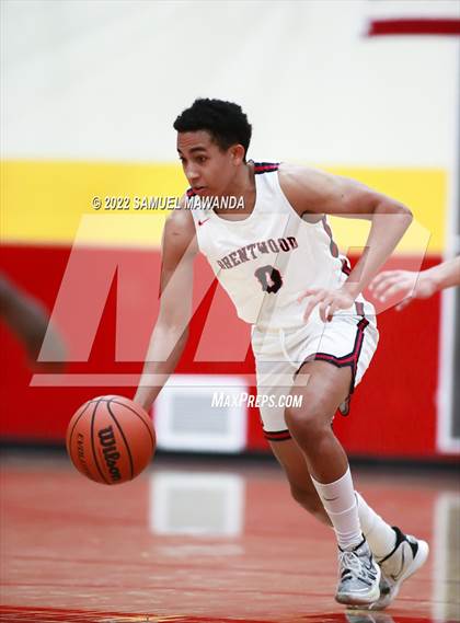 Thumbnail 3 in Brentwood School vs  Orangewood Academy (The Covid Showcase) photogallery.