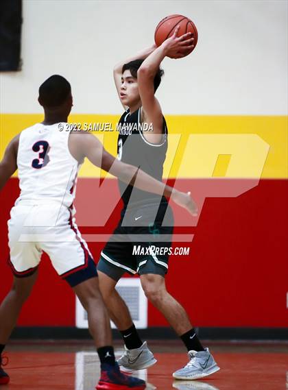 Thumbnail 1 in Brentwood School vs  Orangewood Academy (The Covid Showcase) photogallery.