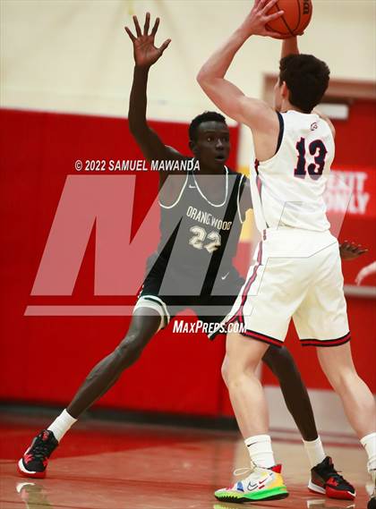 Thumbnail 2 in Brentwood School vs  Orangewood Academy (The Covid Showcase) photogallery.