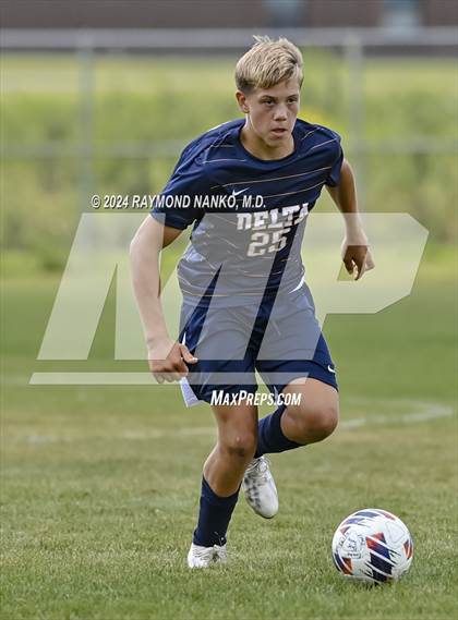 Thumbnail 2 in Muncie Central @ Delta (Scrimmage) photogallery.