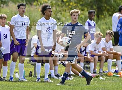 Thumbnail 2 in Muncie Central @ Delta (Scrimmage) photogallery.