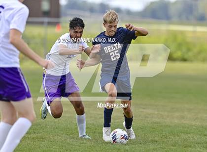 Thumbnail 1 in Muncie Central @ Delta (Scrimmage) photogallery.