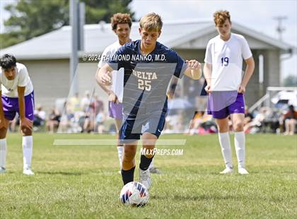 Thumbnail 1 in Muncie Central @ Delta (Scrimmage) photogallery.