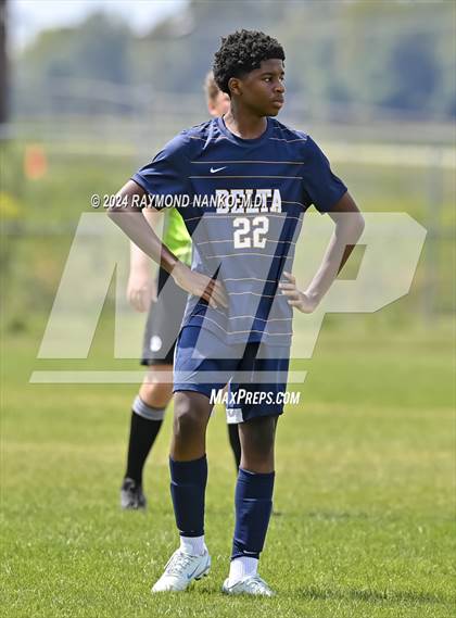 Thumbnail 2 in Muncie Central @ Delta (Scrimmage) photogallery.