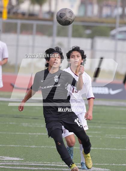 Thumbnail 3 in Oceanside vs Rancho Buena Vista (27th Annual SoCal Soccer Classic) photogallery.